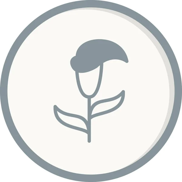 Лілія Квітка Значок Векторні Ілюстрації — стоковий вектор