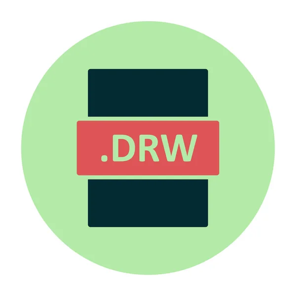 Drw File Format Vector Illustration —  Vetores de Stock