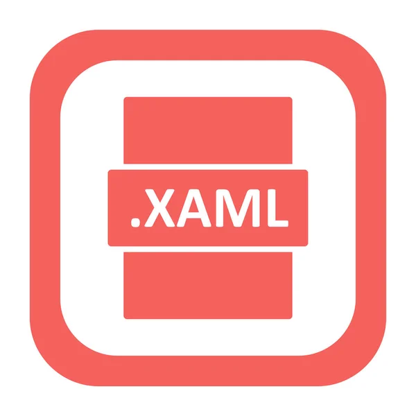 Xaml File Format Vector Illustration — Stockvektor