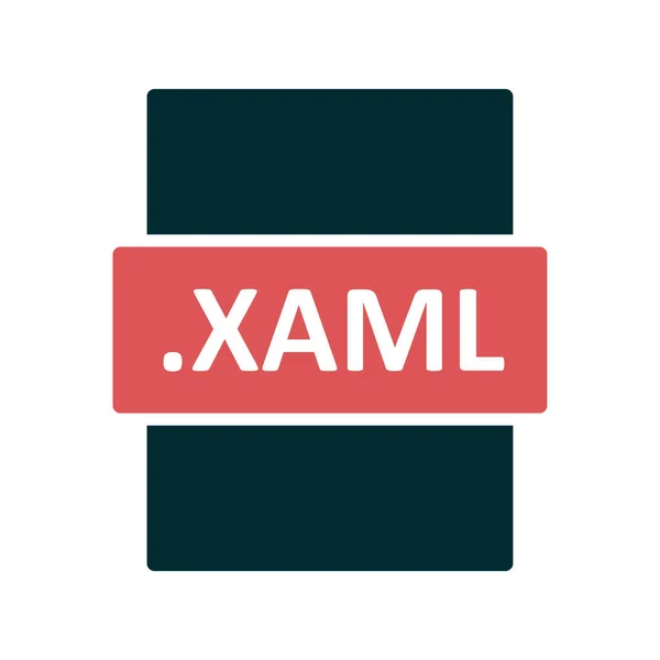 Xaml File Format Vector Illustration — Stock Vector