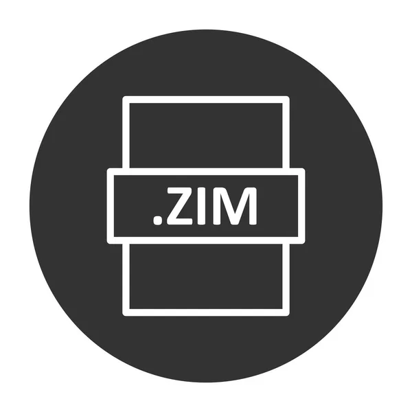 Zim Filformat Vektor Illustration — Stock vektor