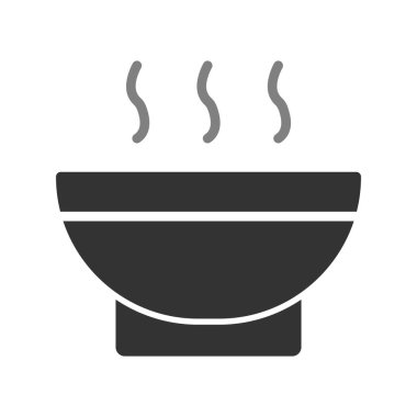 yiyecek vektörü düz çizgi simgesi