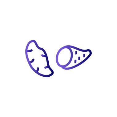 Gıda simgesinin vektör illüstrasyonu