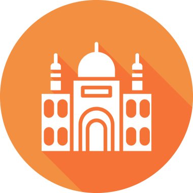 Cami. Web simgesi basit illüstrasyon