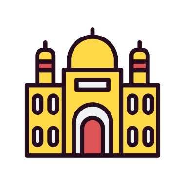 Modern eğitim ikonunun vektör illüstrasyonu