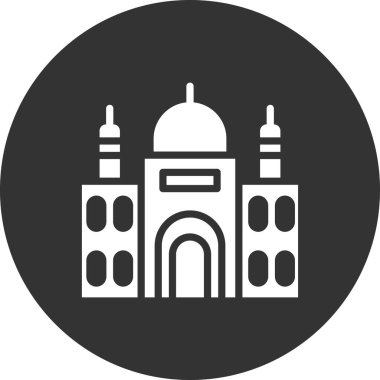 Cami. Web simgesi basit illüstrasyon