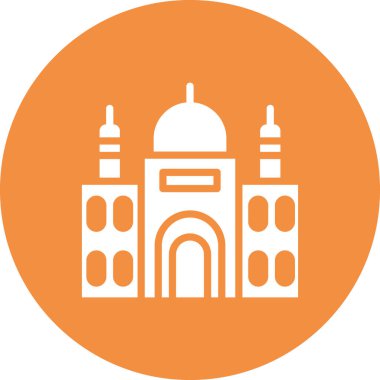 Cami simgesi vektör illüstrasyonu