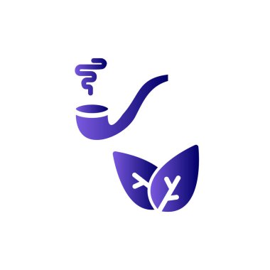 Yaprak logosu tasarımı. bitki ikonu. vektör illüstrasyonu