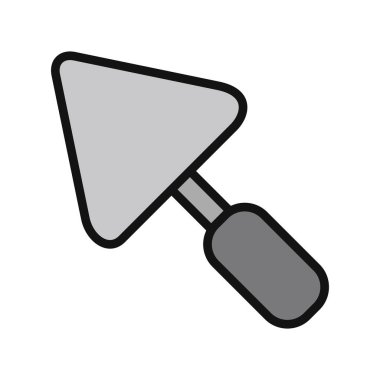 Trowel simgesi, vektör illüstrasyonu