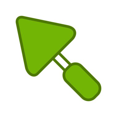 Trowel simge vektör illüstrasyonu