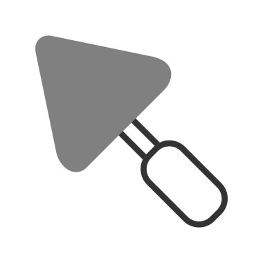 Trowel simgesi, vektör illüstrasyonu