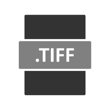 TIFF dosya biçimi vektör illüstrasyonu