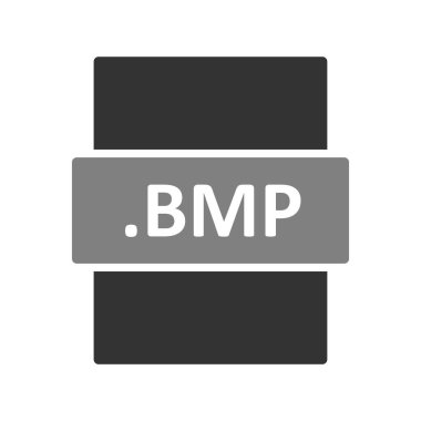 bmp dosya biçimi vektör illüstrasyonu