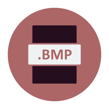 bmp dosya biçimi vektör illüstrasyonu