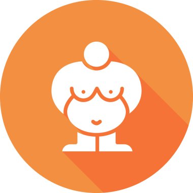 Bir kadının vektör illüstrasyonu