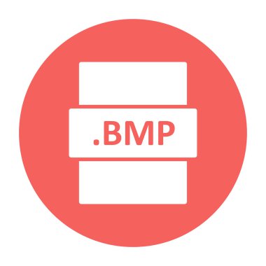 bmp dosya biçimi vektör illüstrasyonu