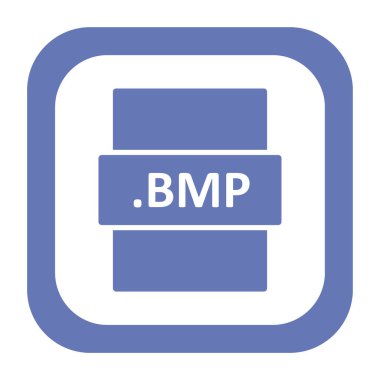 bmp dosya biçimi vektör illüstrasyonu