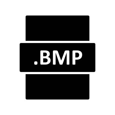bmp dosya biçimi vektör illüstrasyonu