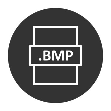 bmp dosya biçimi vektör illüstrasyonu
