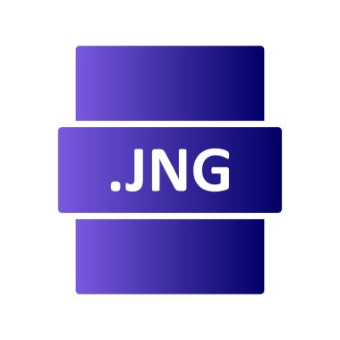 JNG dosya biçimi vektör illüstrasyonu