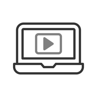 video oynatıcı simge vektör illüstrasyon tasarımı