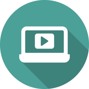 video simgesi vektör illüstrasyonu