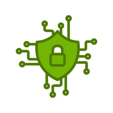 Modern teknoloji simgesinin vektör illüstrasyonu