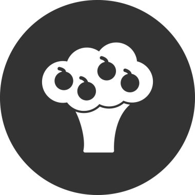 Sebze simgesinin vektör illüstrasyonu