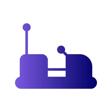 Robot simgesinin vektör illüstrasyonu