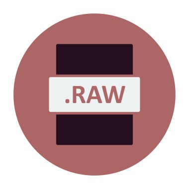 ham dosya biçimi vektör illüstrasyonu