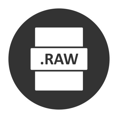 ham dosya biçimi vektör illüstrasyonu