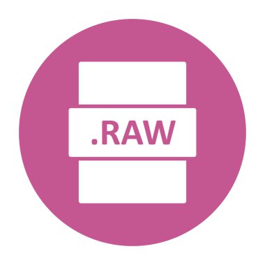 ham dosya biçimi vektör illüstrasyonu