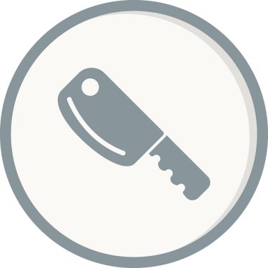 Bıçak. Web simgesi basit illüstrasyon