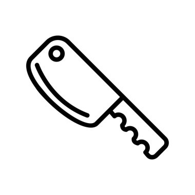 Yiyecek ve içecek çizgisi simgesinin vektör çizimi