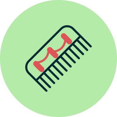 Tarak simge vektör çizim