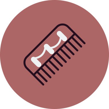 Tarak simge vektör çizim