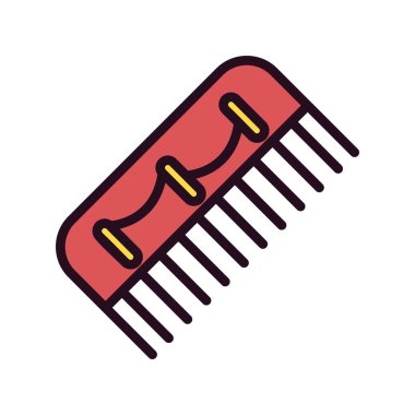 Tarak simge vektör çizim