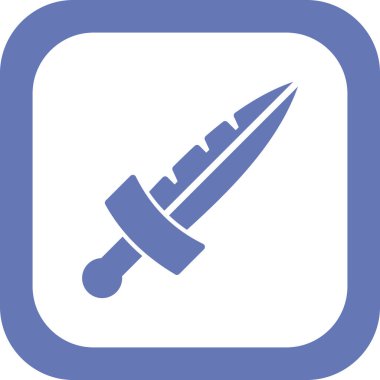 bıçak simgesi vektör illüstrasyonu