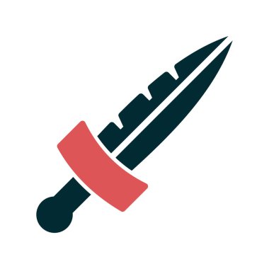 bıçak simgesi vektör illüstrasyonu