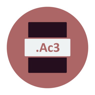 dosya biçimi simgesi, vektör illüstrasyonu