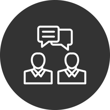 İnsan simgesinin vektör illüstrasyonu