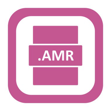 AMR dosya biçimi vektör illüstrasyonu