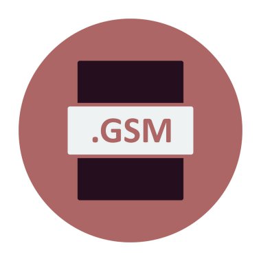 dosya biçimi simgesi, vektör illüstrasyonu