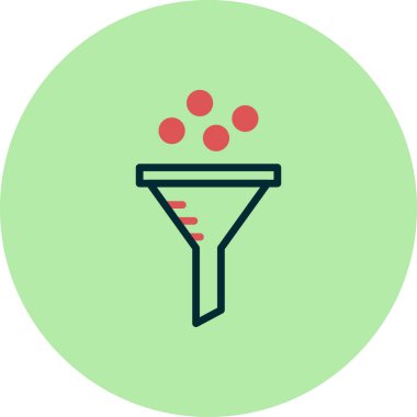 Simge vektör çizim huni