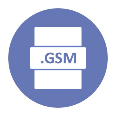 dosya biçimi simgesi, vektör illüstrasyonu