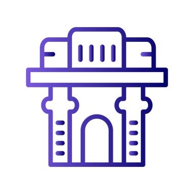 Yapı simgesinin vektör illüstrasyonu