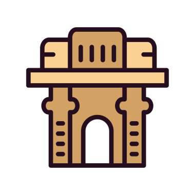 Yapı simgesinin vektör illüstrasyonu