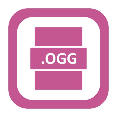 dosya biçimi simgesi, vektör illüstrasyonu