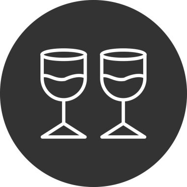 Bira ve içecek ikonunun vektör illüstrasyonu