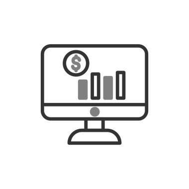 bilgisayar simgesi vektör illüstrasyonu